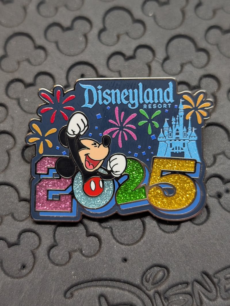 Disneyland Resort 2025 Mickey Mouse Fireworks Pin