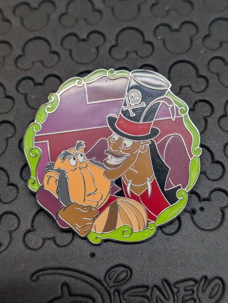 Dr. Facilier and Lawrence Villains Portrait Mystery Pin