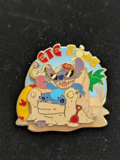 Disney DLRP Stitch Summer Ete 2004 Pin From Paris 