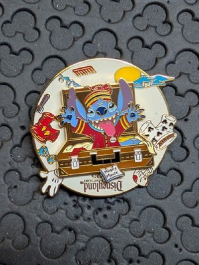 Disney Bellhop Stitch Tower of Terror Spinner Pin LE 1000