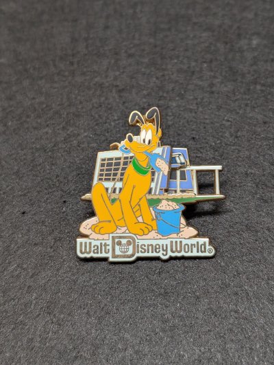 Disney World Est 1971 PLUTO Slider MONORAIL Contemporary Hotel Sand Pail PIN