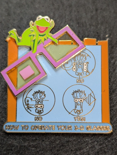 Muppet Vision 3D A Piece of Disney History Pin Kermit LE Walt Disney World 2005