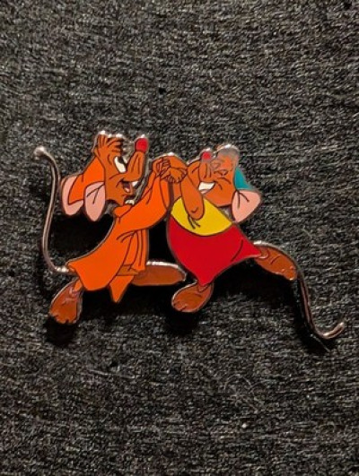 DISNEY CINDERELLA GUS & JAQ MAGICAL MOMENTS 50TH ANNIVERSARY PIN DLR
