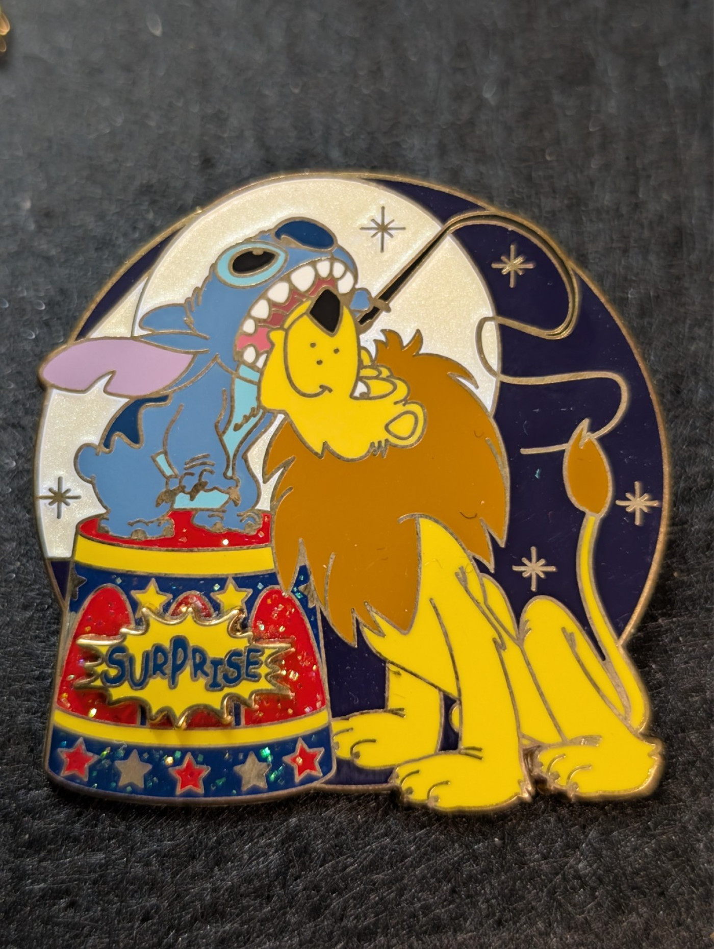 Disney Pin - WDW - Surprise Collection 2006 - Circus Stitch - Lion 46588 LE 1000