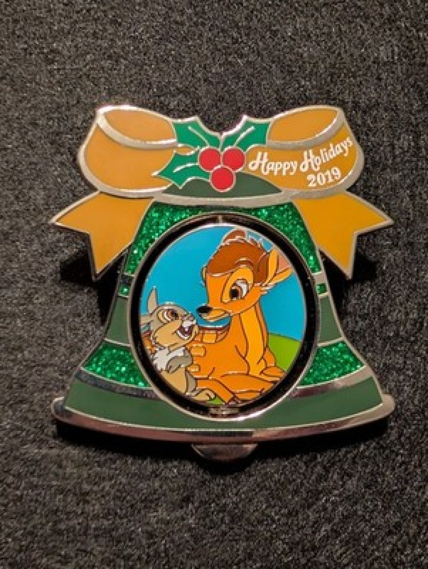 2019 Walt Disney World Holiday Resort Pin - Hilton Head Bambi and Thumper