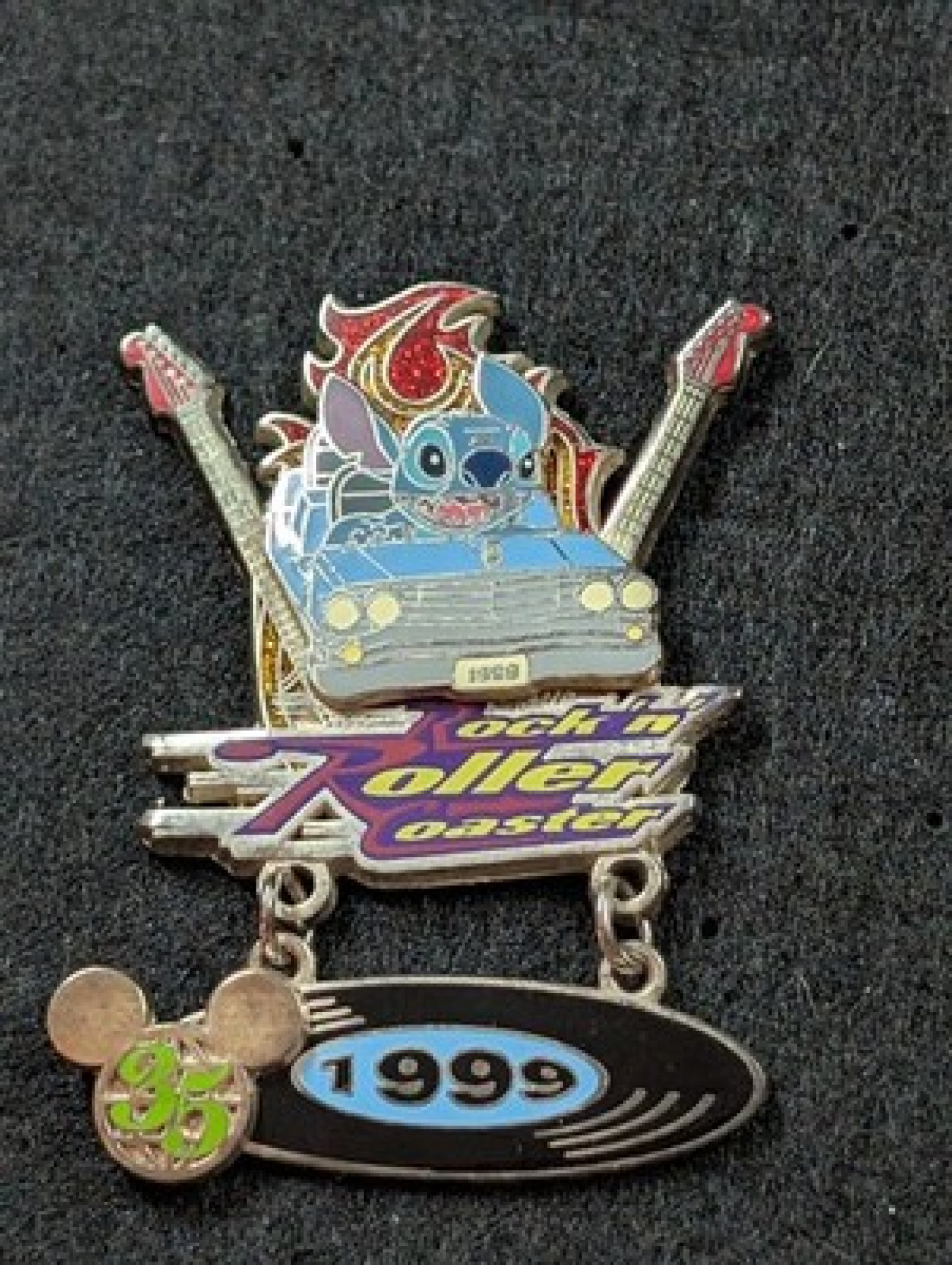 Vintage WDW - Stitch - 35 Magical Milestones - 1999 - Rock 'n' Roller Coaster 