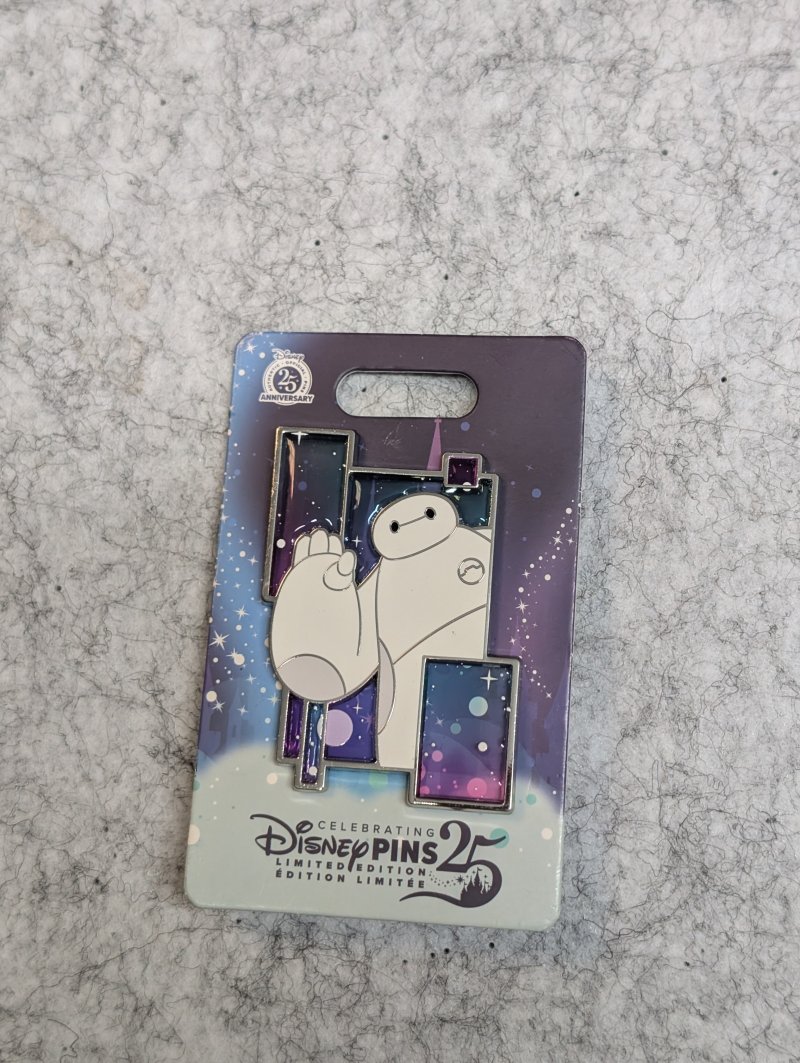 Baymax Celebrating Disney Pins 25th Anniversary Limited Edition Pin