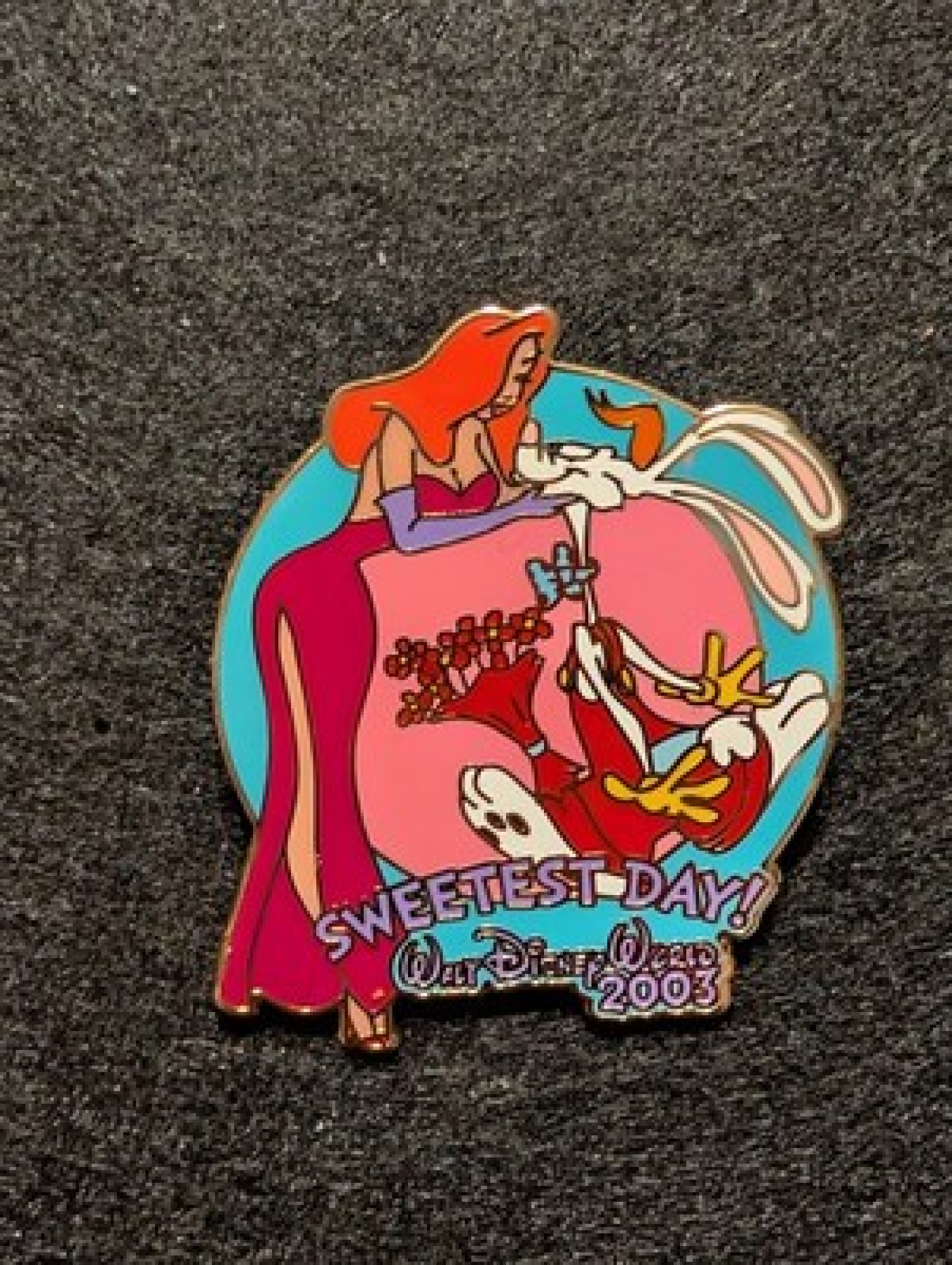WDW Sweetest Day 2003 Roger & Jessica Rabbit LE of 2000 