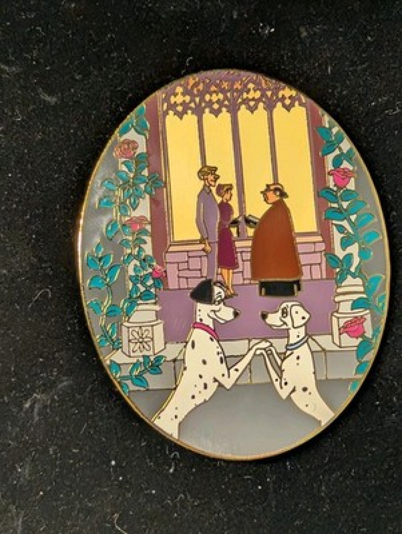 Disney Auctions Dalmatians Wedding Pin LE 1000 Perdita Pongo