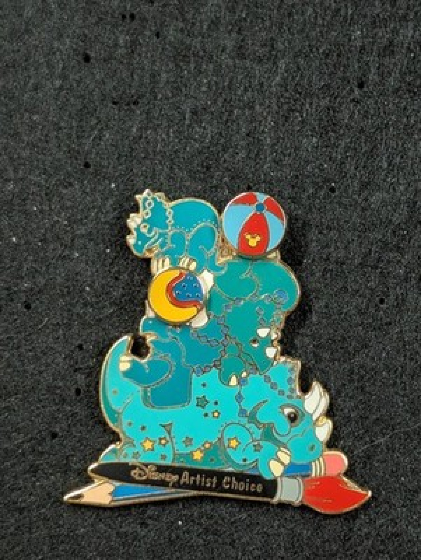 Disney Chester & Hester Pin-O-Rama Dinosaur Artist Choice 2002 Dinorama Pin LE