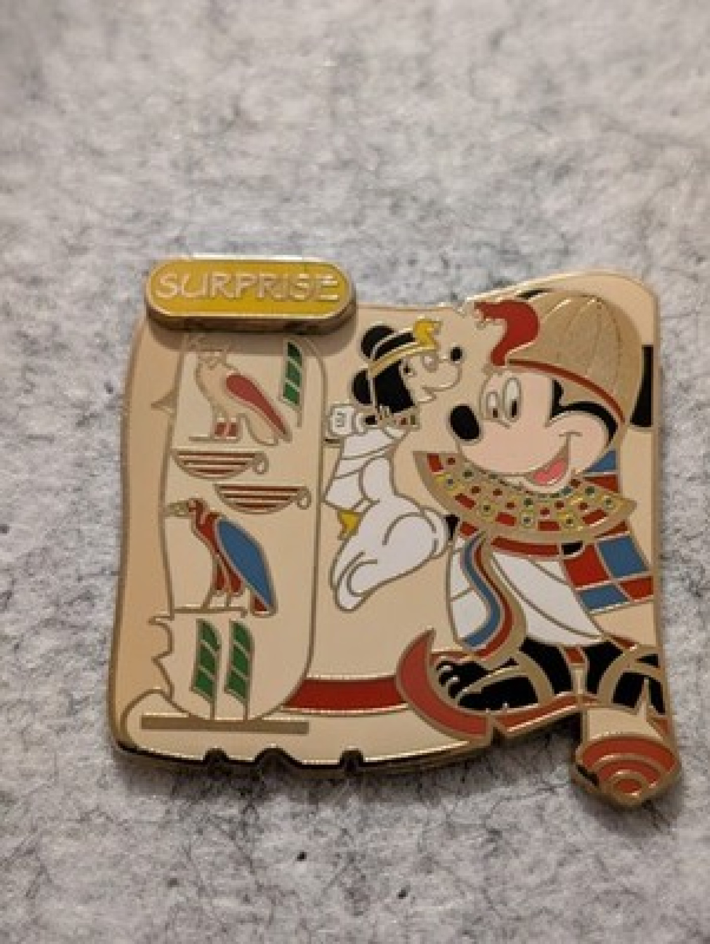 Disney World - Mickey Mouse- Ancient Egypt Cartouche - LE1000 Surprise Pin