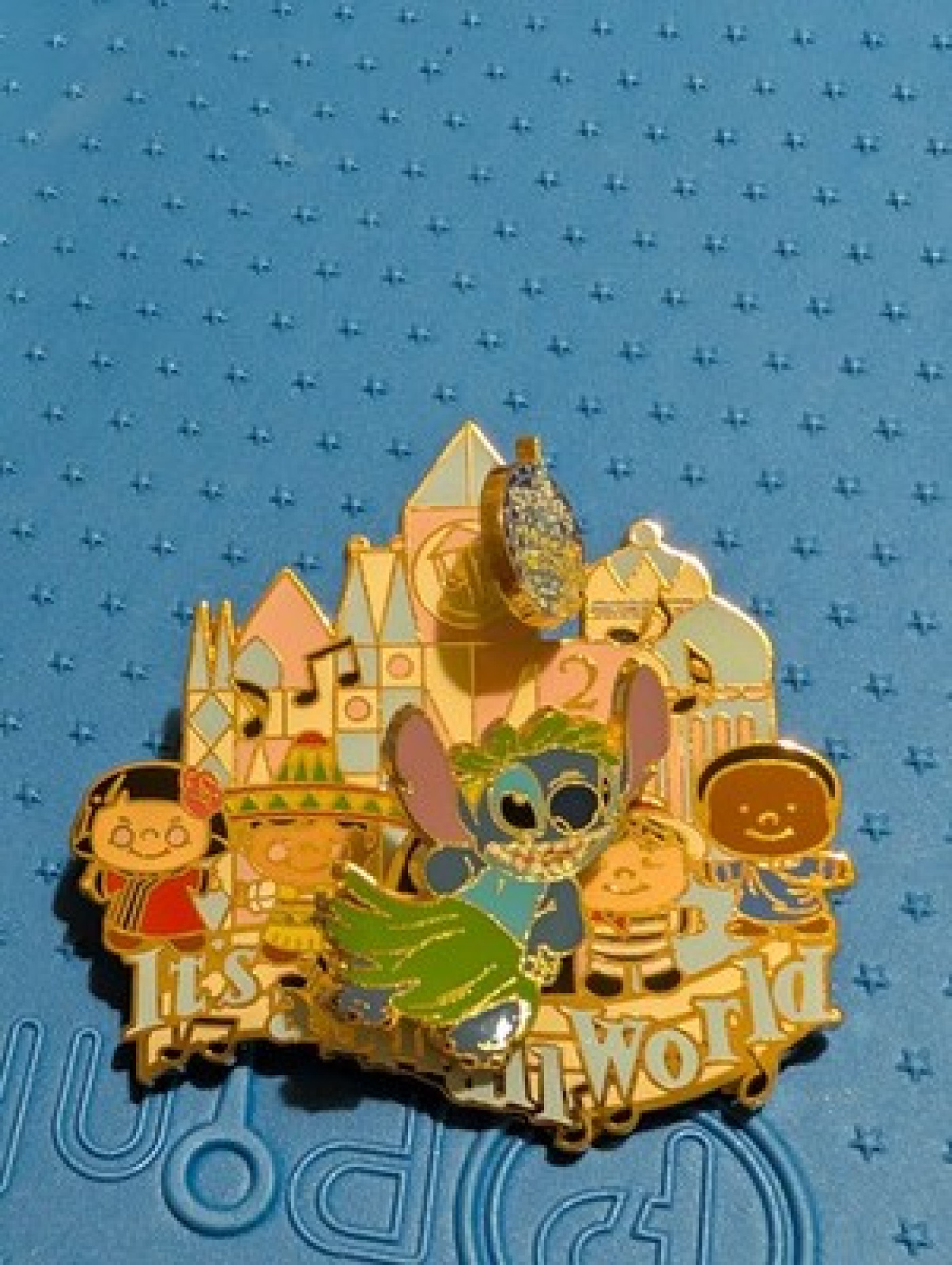Disney Stitch's Magical Adventure It's A Small World Pin LE 2000