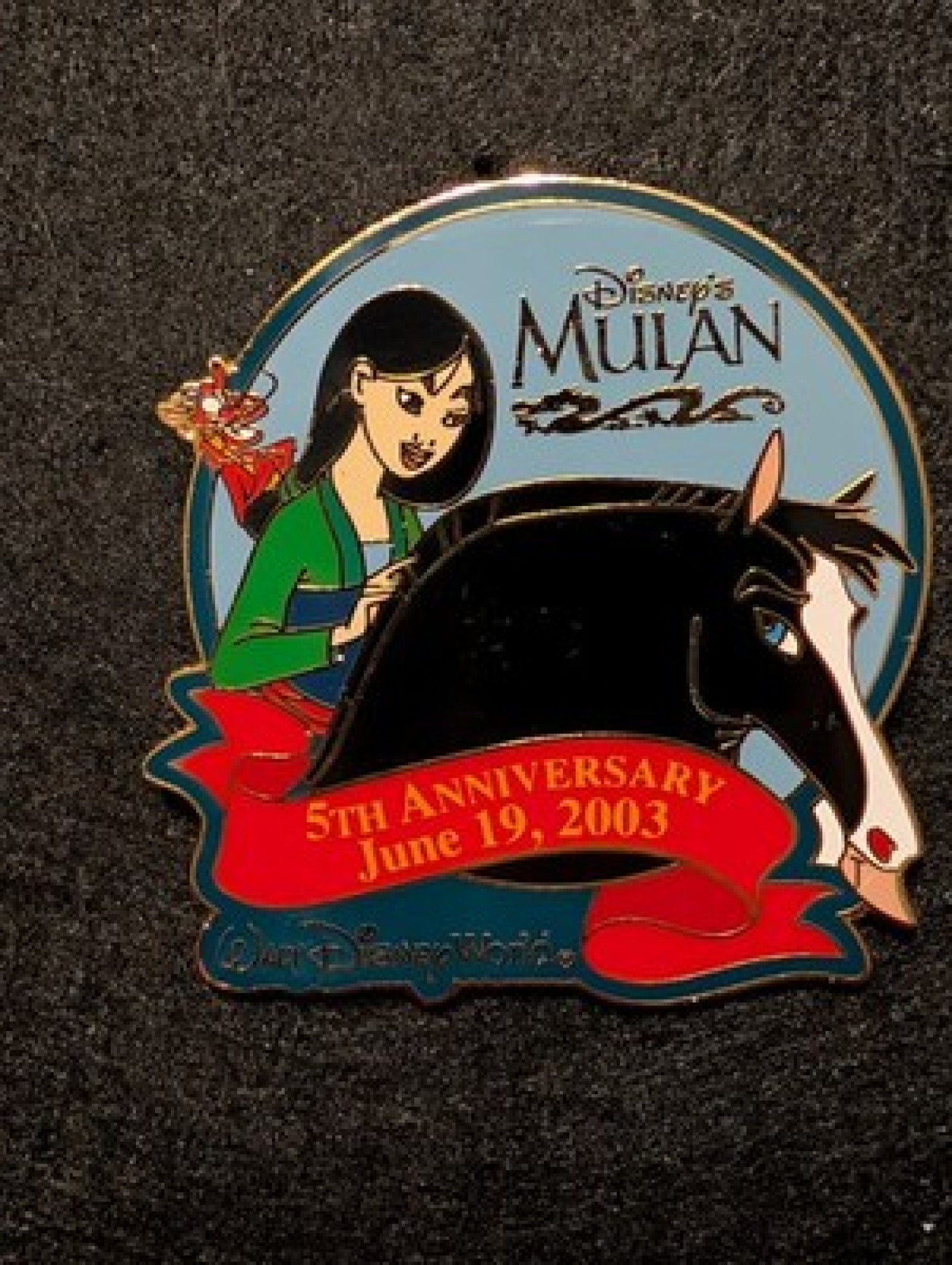Disney 2005 Mulan 5th Anniversary Pin