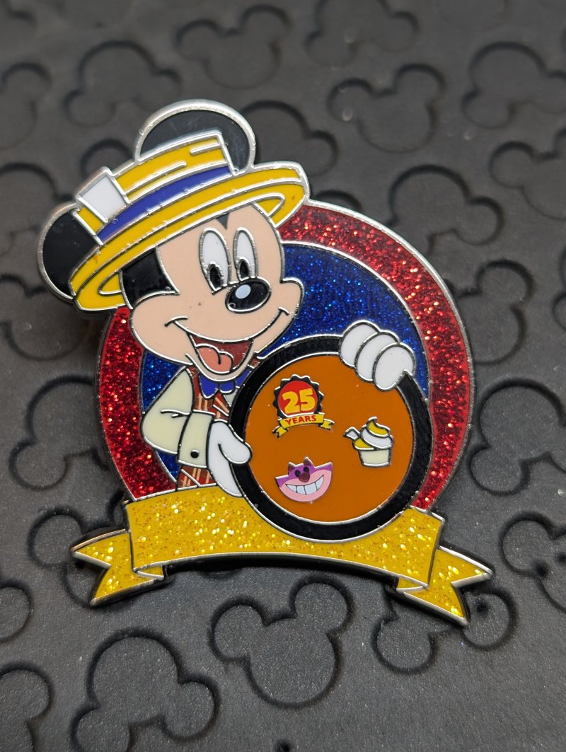 Disney Pin Trading 25th Anniversary Mickey Mouse