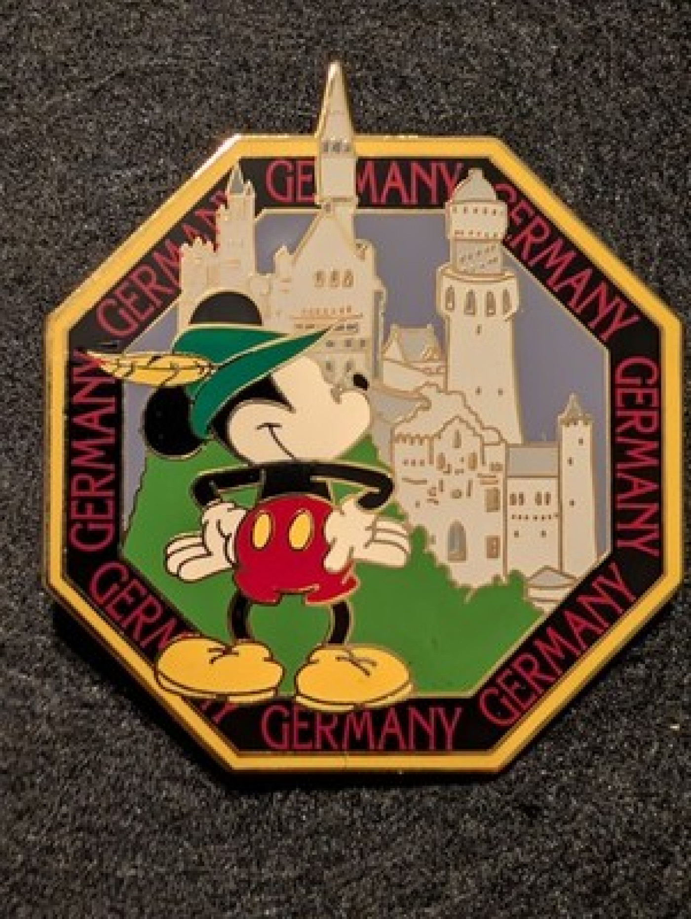 Disney Auctions Mickey Mouse in Germany Castle Disney Pin LE 1000