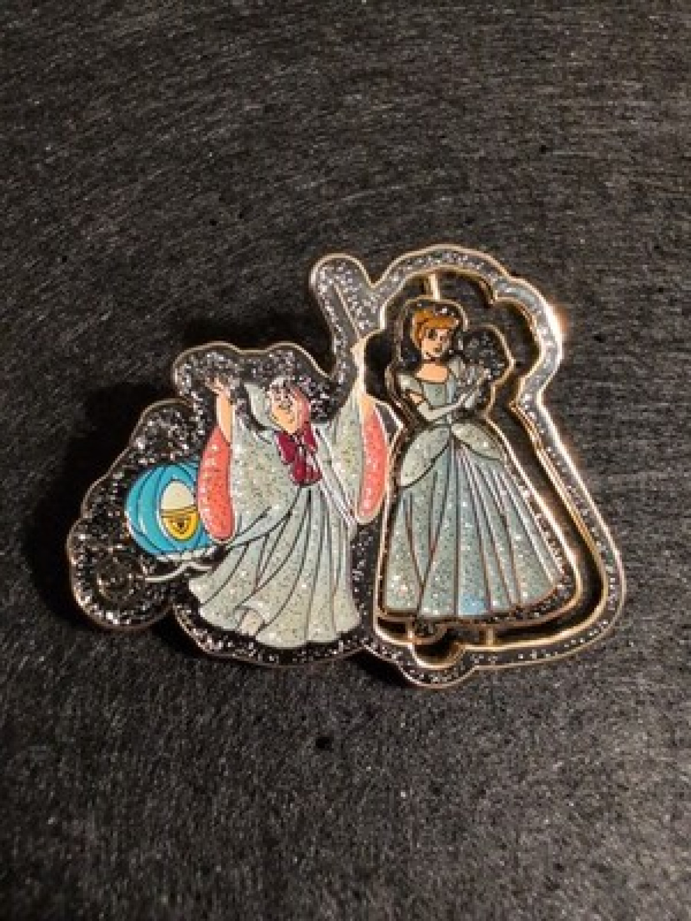 Cinderella - Rags to Riches Spinner Disney Pin