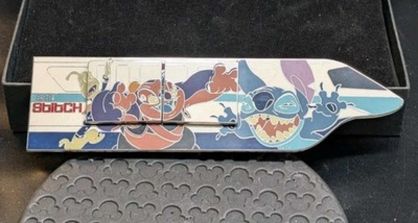 DISNEY WDW MAGICAL MONORAIL COLLECTION Stitch JUMBO PIN IN BOX LE 750