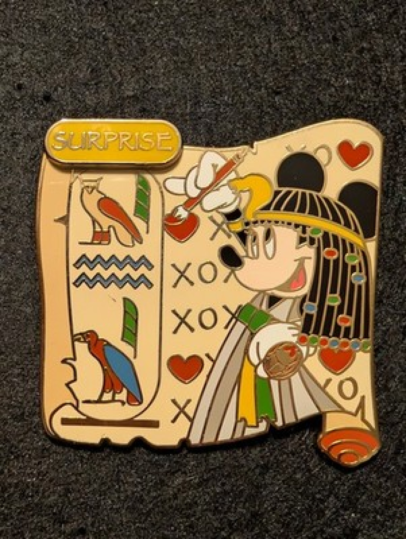 Disney Surprise Pin 2006 Cartouche Collection Minnie Pin LE 1000 Rare 