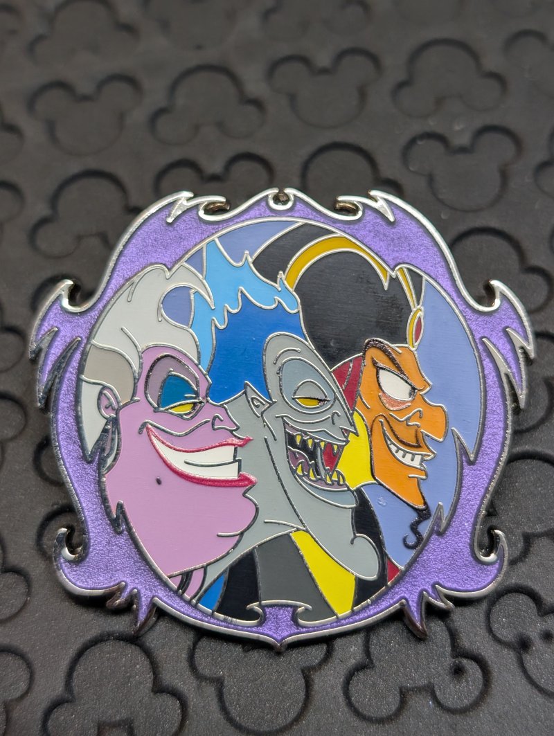 Disney Villains Profile Pin - Ursula, Hades, and Jafar