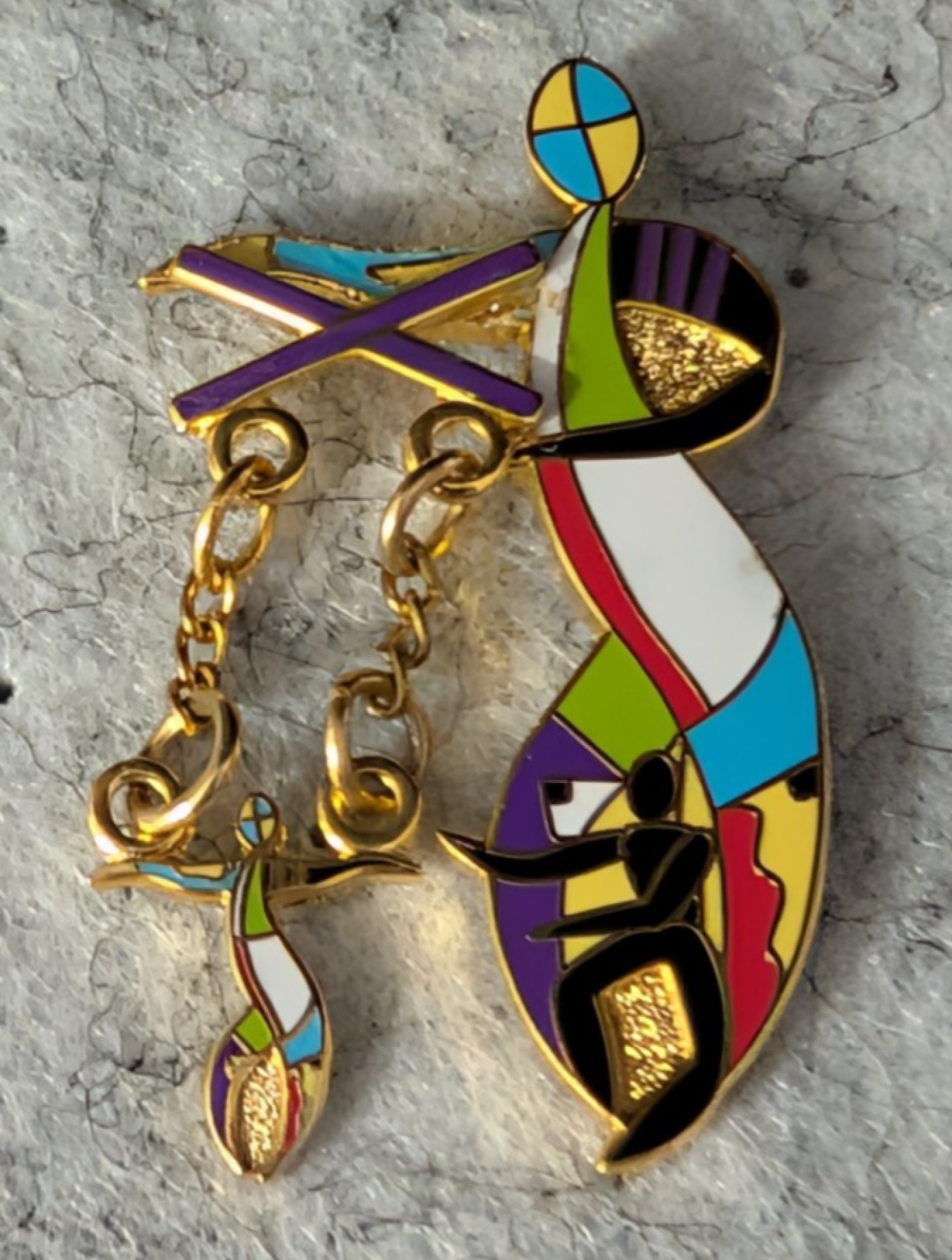 Disney Epcot Millennium Dancer Dangle Pin 2002