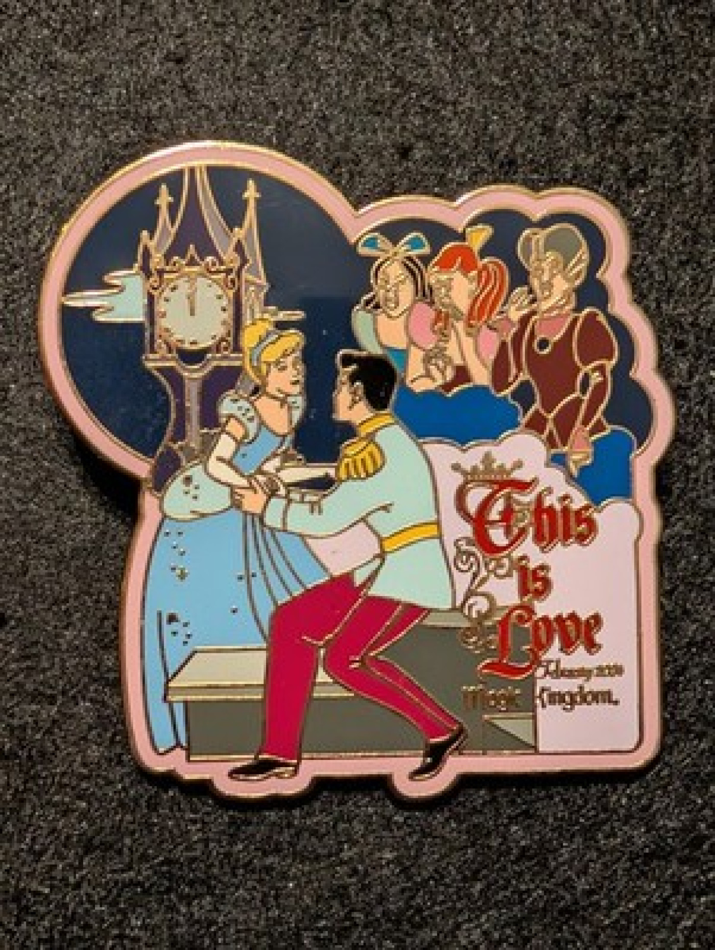 DISNEY WDW THIS IS LOVE EVENT CINDERELLA & PRINCE PIN LE 1000