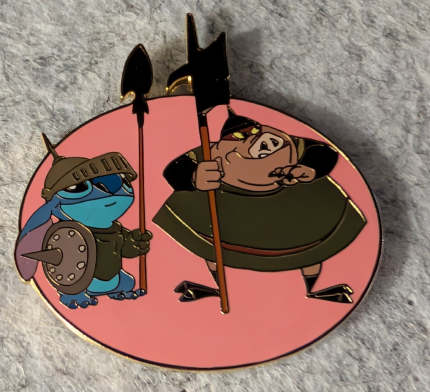 Disney Auctions Stitch as Sleeping Beauty Maleficent Goon Pin LE 1000