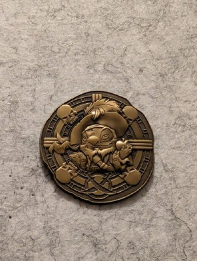 Disney DCL Pirates Of Castaway Cay Gift Item Pirate Stitch Coin Pin LE 400