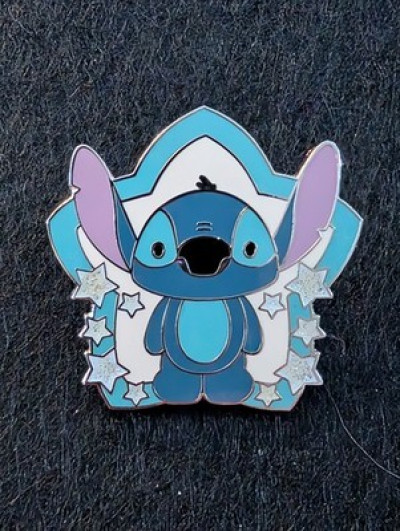 2006 Disney HKDL Cute Characters Stitch With Stars From Lilo And Stitch Pin