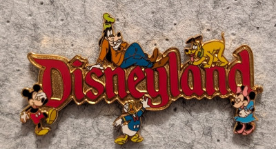 Disney  Disneyland Marquee Pin 2002 Fab Five