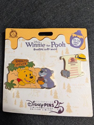 Disney Limited Edition Winnie The Pooh Pin Set November 11 Of 12