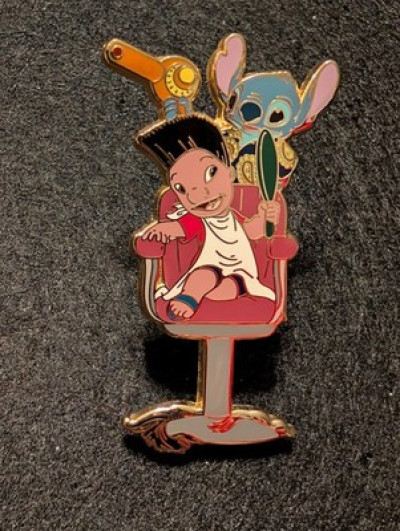 Disney Pin DS Lilo & Stitch Barber Shop LE1000