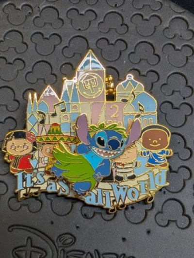 Disney Stitch's Magical Adventure It's A Small World Pin LE 2000