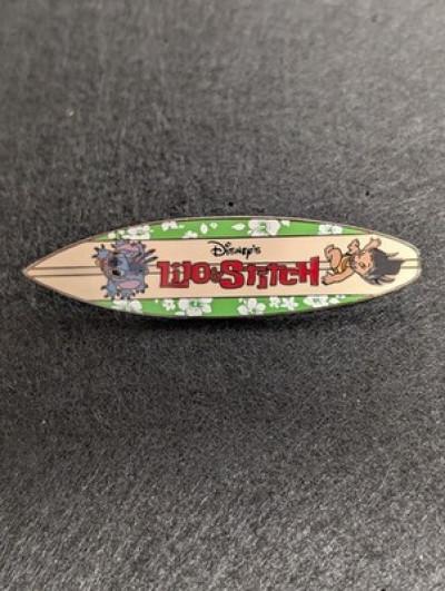 Disney Auctions Lilo & Stitch Surfboard LE 5000 Pin