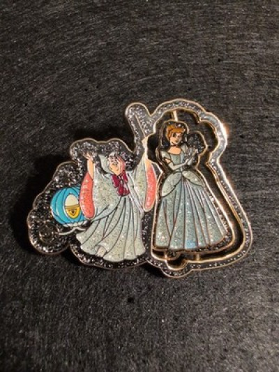 Cinderella - Rags to Riches Spinner Disney Pin