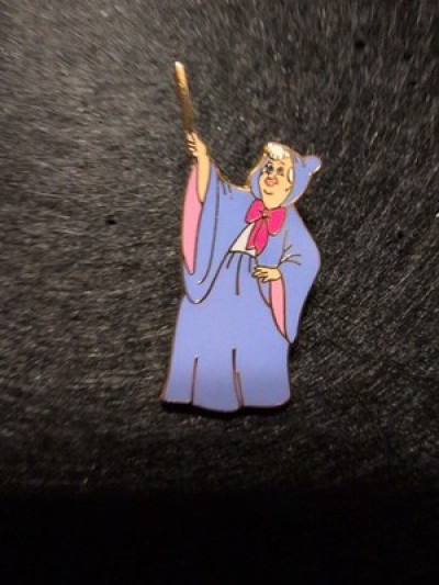 Rare Disney Cinderellas Fairy Godmother Pin Trading Pin